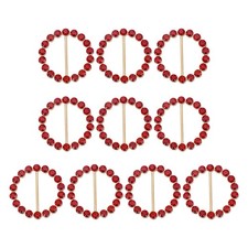 10 anneaux foulard soie strass