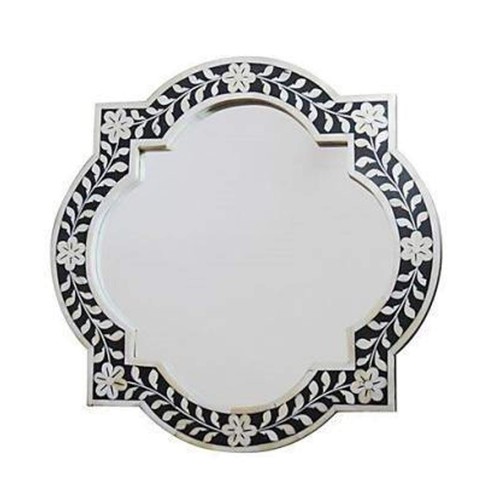 Miroir accent rond noir art - accent,