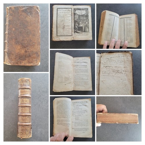 Livre 1723 les comptes - livre,