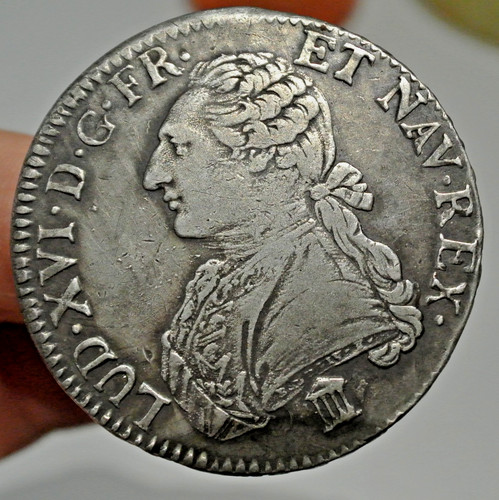 Louis xvi ecu v1783 - v1783, k