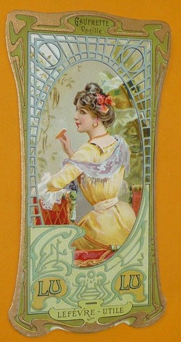 Chromo 1900 art nouveau - chromo,