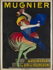 AFFICHE   POSTER   MUGNIER APERITIF BOURGOGNE