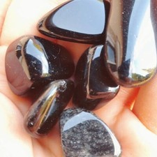 Obsidienne Noire Argentée du