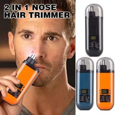 Men Women Portable Electric Nose Ear Hair Trimmers Remover USB Rechargeable
