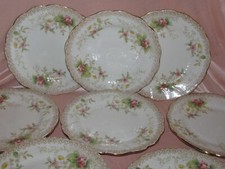 Série de 8 assiettes dessert