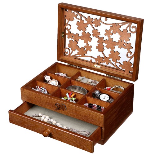 Boîte bijoux bois pour - à, en