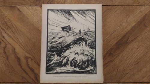 Gravure canot sauvetage - «, le