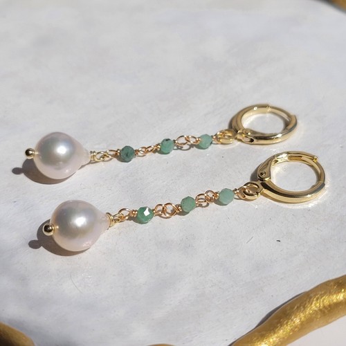 Boucles oreilles perles - boucles,
