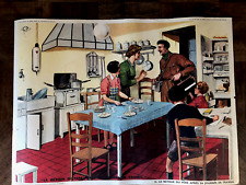 TABLEAU D'ÉLOCUTION "LE RETOUR DU PÈRE...,LE TRAVAIL DE LA MAMAN... " ROSSIGNOL