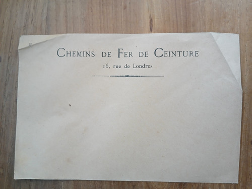Enveloppe des chemins fer - enveloppe, de