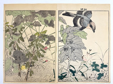 Estampe d'oiseau japonaise en