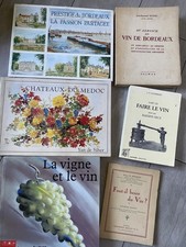 Lot 6 livres vin Bordeaux
