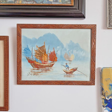 Tableau peinture asie - peinture,