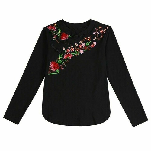 Femme chinois floral broderie - femme,