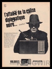PUB / PUBLICITE / AD  PHILIPS  VALIDISC - Années 60 Vintage