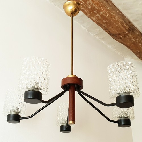 Lustre plafonnier vintage 1960 - lustre,
