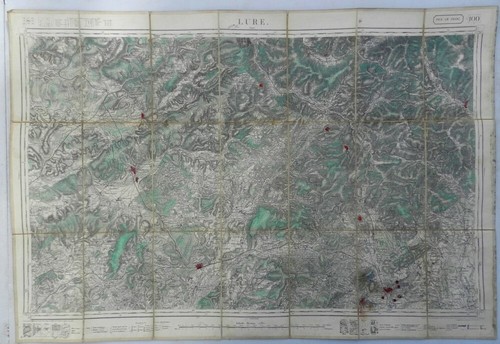 Carte etat major 100 - carte, n°100