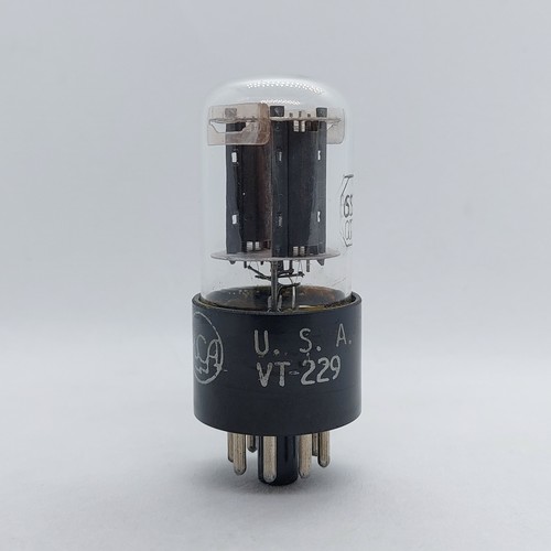 6sl7gt vt229 rca - clear, glass