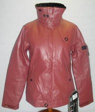 $189 NEW L1TA BAD REPUTATION FAUX LEATHER WOMENS INSULATED JACKET LADIES S