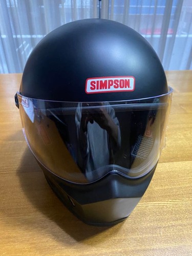 Casque simpson noir mat - casque,