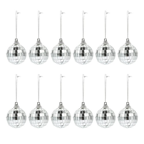 Pcs décor boule miroir - 12,