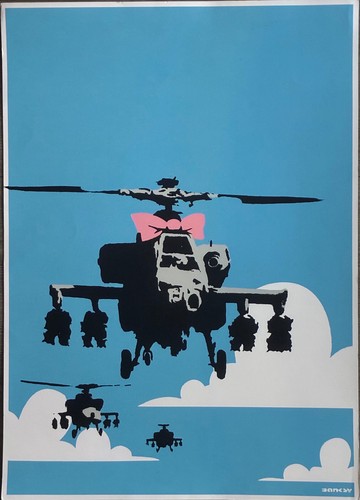 Banksy happy choppers - happy,