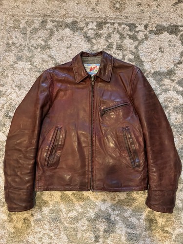 Vintage aero horsehide leather - horsehide,