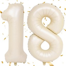 Ballon en forme de chiffre 18