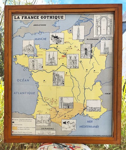 Ancienne carte géographie - ancienne,