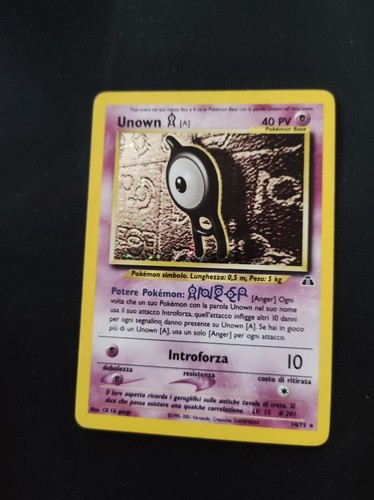 Unown neo discovery rara - neo,