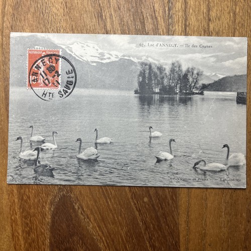 Postcard cpa lac - postcard,