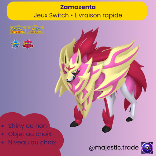 Zamazenta shiny 6iv - shiny,