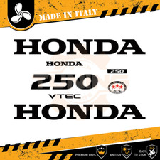Décalcomanies adhésif Moteur hors-bord Honda 250 Ch Four Stroke V-Tec V6