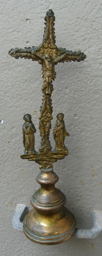 Crucifix napoleon bronze et - crucifix,