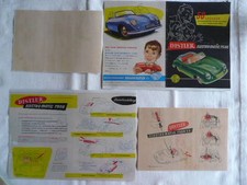 PORSCHE 356,Distler,jouet,reproduction fiches de 1955 les 2 recto verso,Superbes