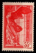 VICTOIRE de SAMOTHRACE Rouge, Neuf ** = Cote 210 € / Lot Timbre France n°355