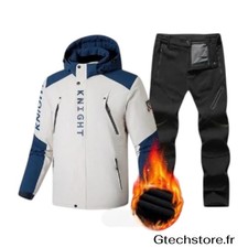 Parka Ski Homme Super Chaude Coupe-Vent Imperméable Sport Outdoor 8XL