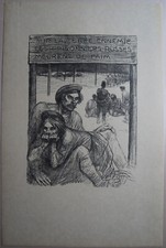 STEINLEN  Lithographie  WW1