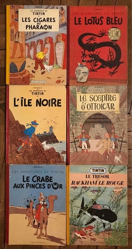 Lot tintin anciens - 6,
