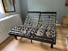 lit électrique Lattoflex, acier noir, 160x200,haute qualité,