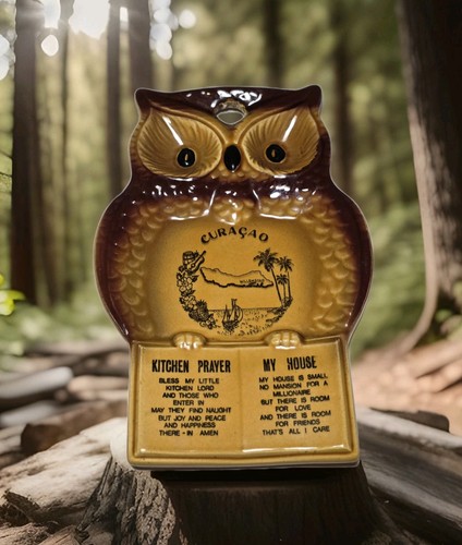 Kitsch owl souvenir kitchen - owl,