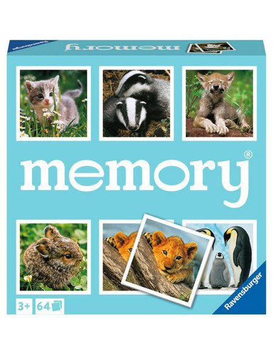Grand memory bébés animaux - grand,
