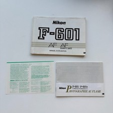 Nikon F-601 - mode d'emploi notice manuel d'instruction