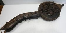Ancien SOUFFLET bois sculpté