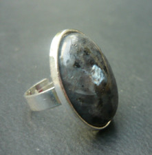 Bague labradorite larvikite - bague,