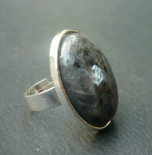 Bague labradorite larvikite - bague,
