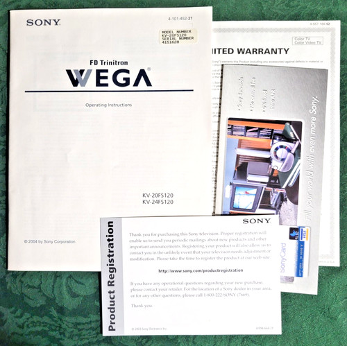 Sony trinitron 2004 wega - sony,