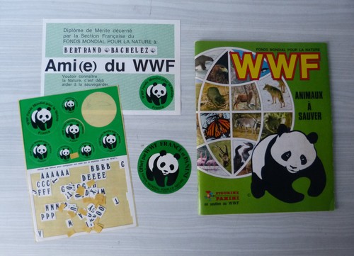 Panini 1987 wwf animaux - #panini#,