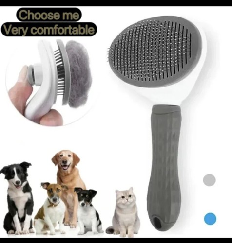Brosse autonettoyante chien - brosse,