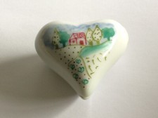 Limoges Coeur Boite Porcelaine